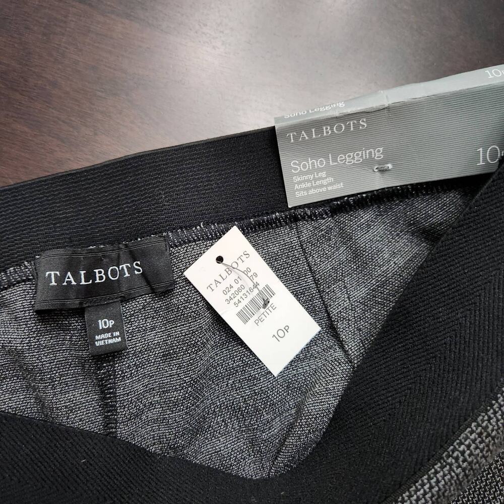 NWT Talbots Soho Leggings 10 Petite - Picture 3 of 6
